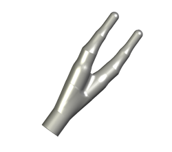 Plastisol dip molded universal tubing connector